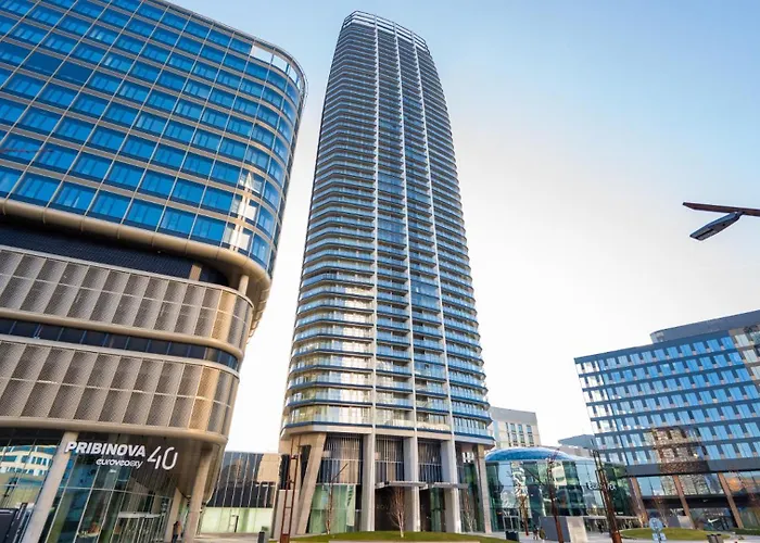 شقة New Eurovea Tower براتسيلافا